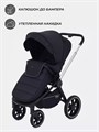 Коляска 3 в 1 Mowbaby Zoom PU silver black 4670078613097