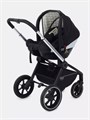 Коляска 3 в 1 Mowbaby Zoom PU silver black 4670078613097