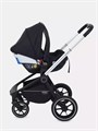 Коляска 3 в 1 Mowbaby Zoom PU silver black 4670078613097