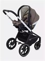 Коляска 3 в 1 Mowbaby Zoom PU silver cacao brown 4670078647641