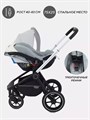 Коляска 3 в 1 Mowbaby Zoom PU silver green tea 4670078647658