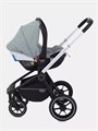 Коляска 3 в 1 Mowbaby Zoom PU silver green tea 4670078647658