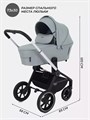Коляска 3 в 1 Mowbaby Zoom PU silver green tea 4670078647658