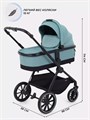 Коляска 3 в 1 Mowbaby Amber Mint 4670078656469
