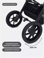 Коляска 3 в 1 Mowbaby Zoom Silver 2025 cacao brown 4670078666222