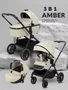 Коляска 3 в 1 Mowbaby Amber Beige 4670078675385