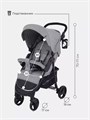 Коляска прогулочная Mowbaby Cross Gold Beige 4670078615657