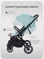 Коляска прогулочная Mowbaby Turbo 2.0 2025 Mint 4670078646460