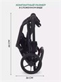 Коляска прогулочная Mowbaby Mio Black 4670078644381