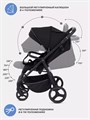 Коляска прогулочная Mowbaby Nimbus Black 4670078653628
