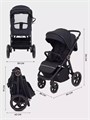 Коляска прогулочная Mowbaby Trail 2025 Black 4670078657381