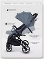Коляска прогулочная Mowbaby Airy plus Grey 4670078679369