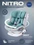 Автокресло Rant Nitro isofix 0/1/2/3 (0-36 кг) Grey/Mint 4670078618023