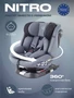 Автокресло Rant Nitro isofix 0/1/2/3 (0-36 кг) Grey/Black 4670078618016