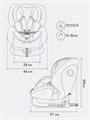 Автокресло Rant Nitro new isofix группа 0/1/2/3 (0-36 кг) Grey 4670078668578