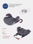 Автокресло-бустер Rant Zip isofix группа 3 (22-36 кг) grey 4670078637109