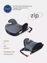 Автокресло-бустер Rant Zip isofix группа 3 (22-36 кг) grey-black 4670078637116