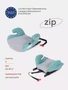 Автокресло-бустер Rant Zip isofix группа 3 (22-36 кг) grey-mint 4670078637123