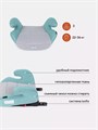 Автокресло-бустер Rant Zip isofix группа 3 (22-36 кг) grey-mint 4670078637123