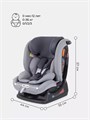 Автокресло Rant Matrix Active Line 0/1/2/3 (0-36 кг) Grey 4670078624062
