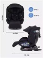 Автокресло Rant Nitro Plus isofix 0/1/2/3 (0-36 кг) Black 4670078657183