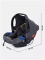 Автокресло Mowbaby Step 0+ (0-13 кг) Grey 4670078646842