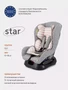Автокресло Rant Star Story line 0/1 (0-18 кг) peach 4630038417196