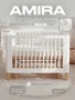 Кроватка Rant Amira маятник White 4640575301117