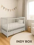 Кроватка Rant Indy Box маятник Crystal beige 4670078666345