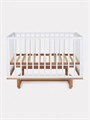 Кроватка Mowbaby Lilla маятник Cloud white 4670078636546