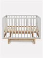 Кроватка Mowbaby Lilla маятник Crystal beige 4670078666352
