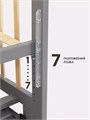 Кроватка Rant Indy Box маятник Moon grey 4670078667090
