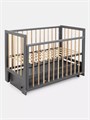 Кроватка Rant Indy Box маятник Moon grey 4670078667090