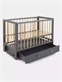 Кроватка Rant Indy Box маятник Moon grey 4670078667090
