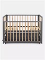 Кроватка Rant Indy Box маятник Moon grey 4670078667090