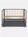 Кроватка Rant Indy Box маятник Moon grey 4670078667090