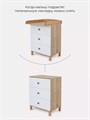 Комод пеленальный Rant Bamboo 60/3 Cloud white 4670078626714