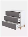 Комод пеленальный Rant Indy 80/3 Moon grey 4670078612441