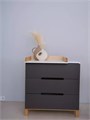 Комод пеленальный Rant Indy 80/3 Moon grey 4670078612441