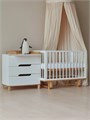 Комод пеленальный Mowbaby Lilla 80/3 Cloud white 4670078636553