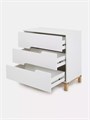Комод пеленальный Mowbaby Lilla 80/3 Cloud white 4670078636553