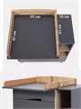 Комод пеленальный Rant Lago Pro 80/4 с органайзером Moon grey 4670078666420