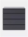 Комод пеленальный Rant Basic Norton 80/4 с органайзером Graphite 4640575301100