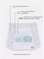 Пеленальный матрасик Топотушки Слоники 80x71 4670078635501
