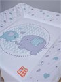 Пеленальный матрасик Топотушки Слоники 80x71 4670078635501