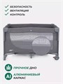 Манеж MowBaby Play Plus Grey 4670078647481