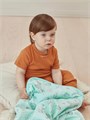 Плед Топотушки 90х90 см мятный/дельфины 4670078611826