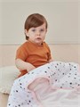 Плед Топотушки 90х90 см розовый/звезда 4630053759882