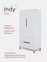 Шкаф Rant Indy Cloud white 4670078648341