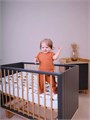Кроватка Rant Bamboo маятник Moon grey 4670078626738